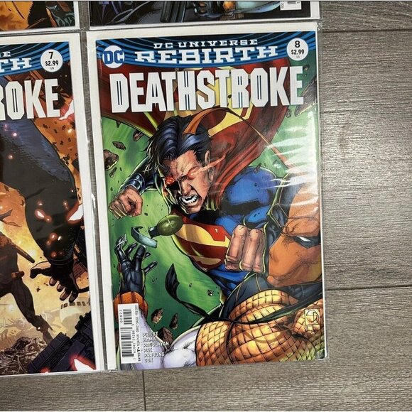 Deathstroke Rebirth 2016 DC series Lot #1 #2 #3 #4 #5 #6 #7 #8 VG - Picture 9 of 9
